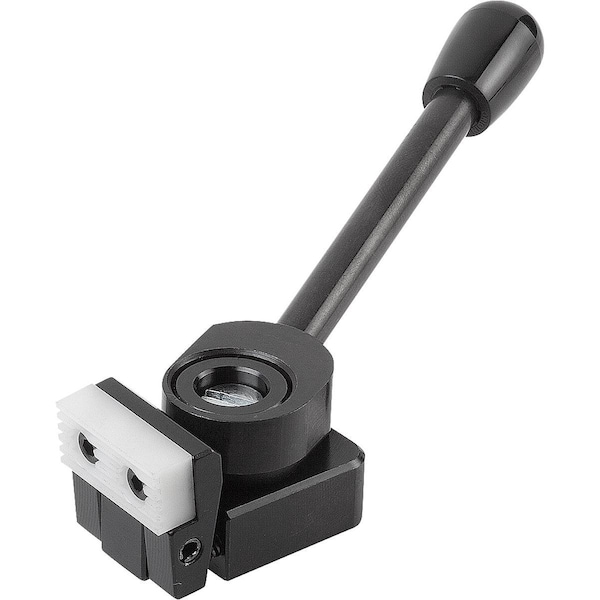 Side Clamp Right A=38, 5 25X25, Form:D Steel
